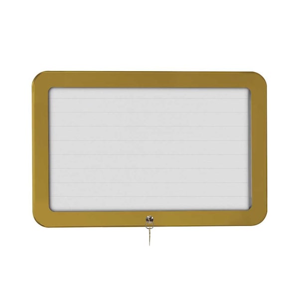 United Visual Products Sliding Door Wood Corkboard, 48"x36", Cher, UV9003OCS-CHERRY-BLACK UV9003OCS-CHERRY-BLACK - main